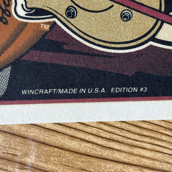 Vintage San Francisco 49ERS Felt Pennant WinCraft Sports Edition #3 NFL Football - Picture 7 of 13